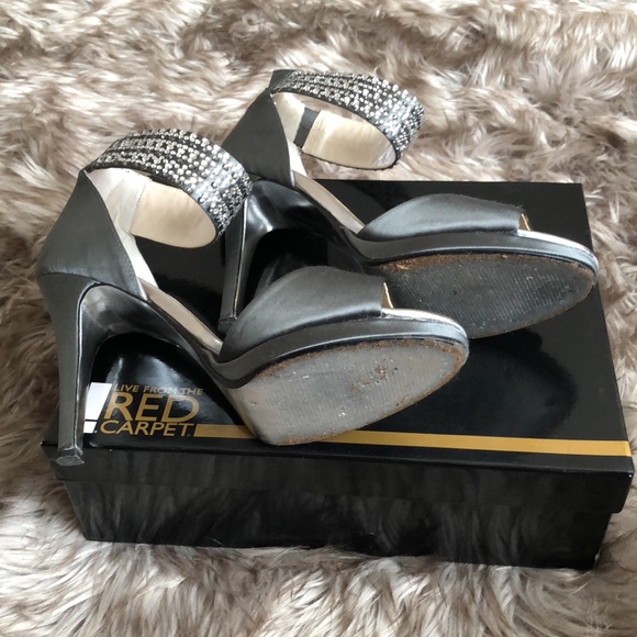 Stilettos Heels With Rhinestone Ankle Strap - Picture 8 of 9